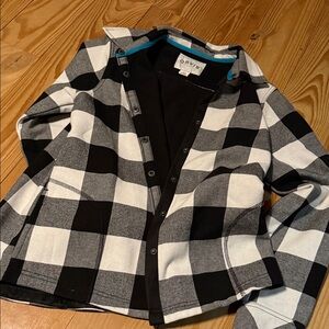 Orvis Women's Checkered Black and White Utility Jacket